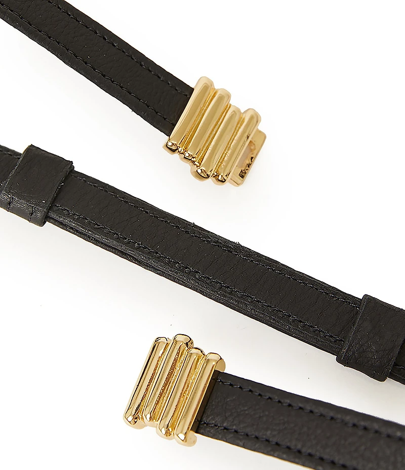 B-Low the Belt 0.75#double; Diem Leather Belt