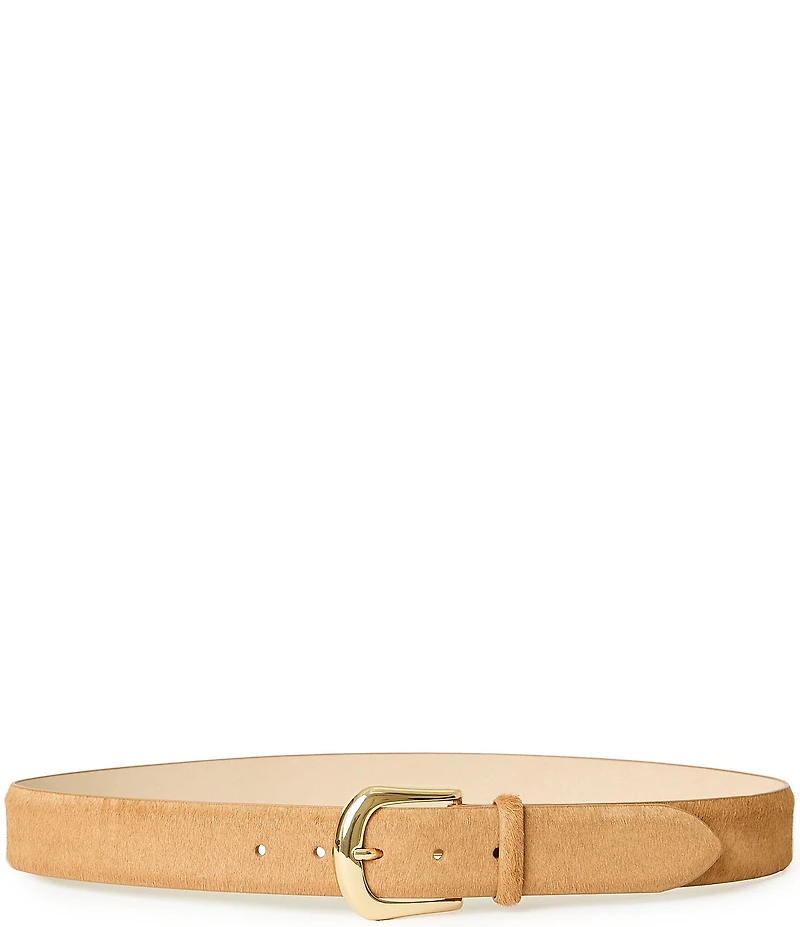 B-Low the Belt 1.5#double; Kennedy Calf-Hair Leather Belt