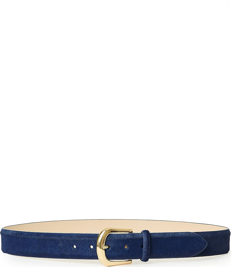 B-Low the Belt 1.5#double; Kennedy Calf-Hair Leather Belt