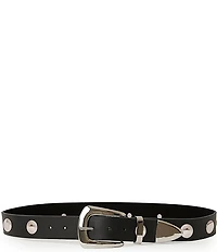 B-Low the Belt 1.57#double; Jordana Mini Moto Leather Belt