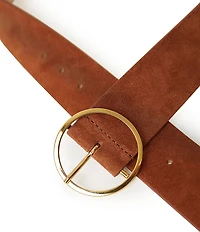 B-Low the Belt 1.75#double; Molly Suede Belt