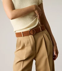 B-Low the Belt 1.75#double; Molly Suede Belt
