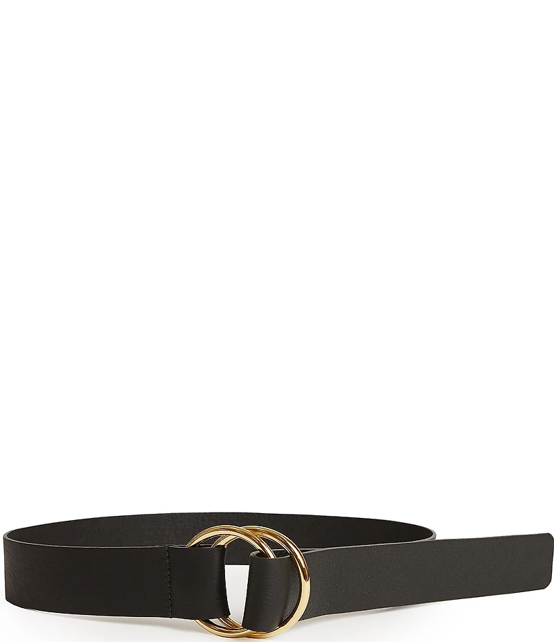 B-Low the Belt 1.75#double; Tumble Leather Wrap Belt