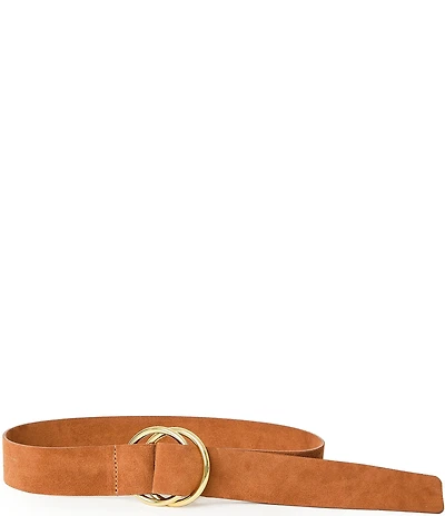 B-Low the Belt 1.75#double; Tumble Suede Wrap Belt