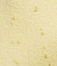 B. Darlin Beaded Drape Neck Tie Back Dress