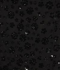 B. Darlin Beaded Sequin V-Neck A-Line Dress