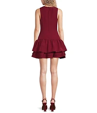 B. Darlin Drop Waist Ruffled Dress