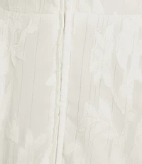 B. Darlin Floral Jacquard Double Hem Fit & Flare Dress