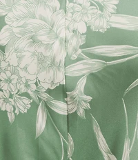 B. Darlin Floral Printed V-Neck Criss Cross Back Dress