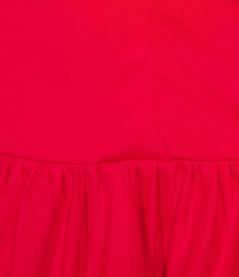 B. Darlin Halter Neck Bubble Hem Drop Waist Dress