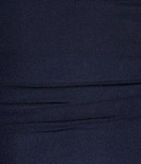 B. Darlin Off The Shoulder Spaghetti Strap Shirred Bodycon Dress