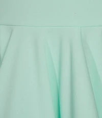B. Darlin Pleated Sweetheart V-Neck Party Dress