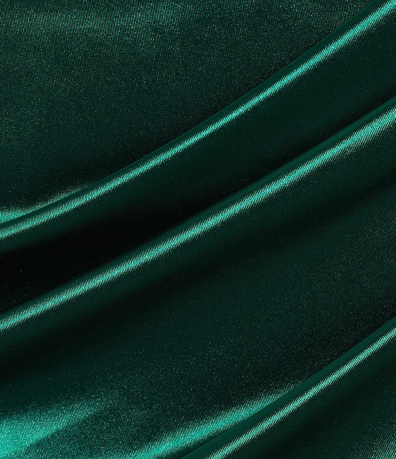 B. Darlin Plus Size Off The Shoulder Spaghetti Strap Cowl Neck Bustier Dress