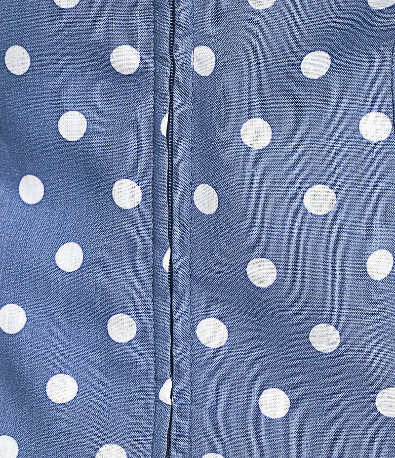 B. Darlin Polka Dot Print Off The Shoulder Bubble Hem Dress