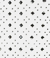 B. Darlin Power Mesh Allover Rhinestone Long Sleeves Square Neck Dress