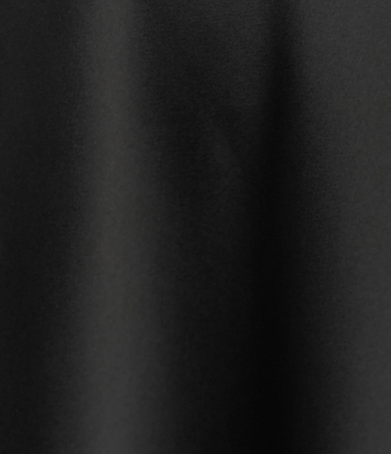 B. Darlin Satin Drape Neck Spaghetti Strap Lace Up Back Dress