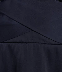 B. Darlin Satin Long Sleeve Tie Waist Mini Dress