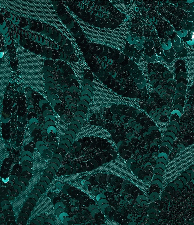 B. Darlin Sequin Embellished V-Neck Dress