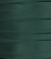 B. Darlin Shiny Knit Sweetheart Halter Neck Shirred Bodycon Dress