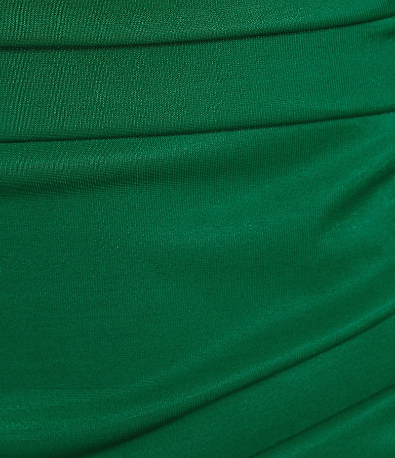 B. Darlin Shiny Satin Spaghetti Strap Midi Dress
