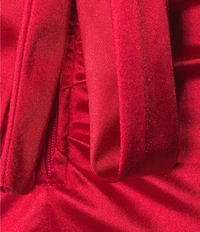 B. Darlin Sleeveless Satin X-Back Long Dress