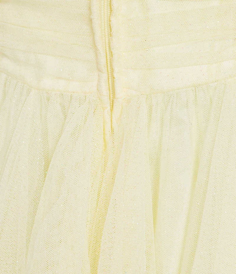 B. Darlin Sleeveless Scoop Neck Cascading Ruffle Dress