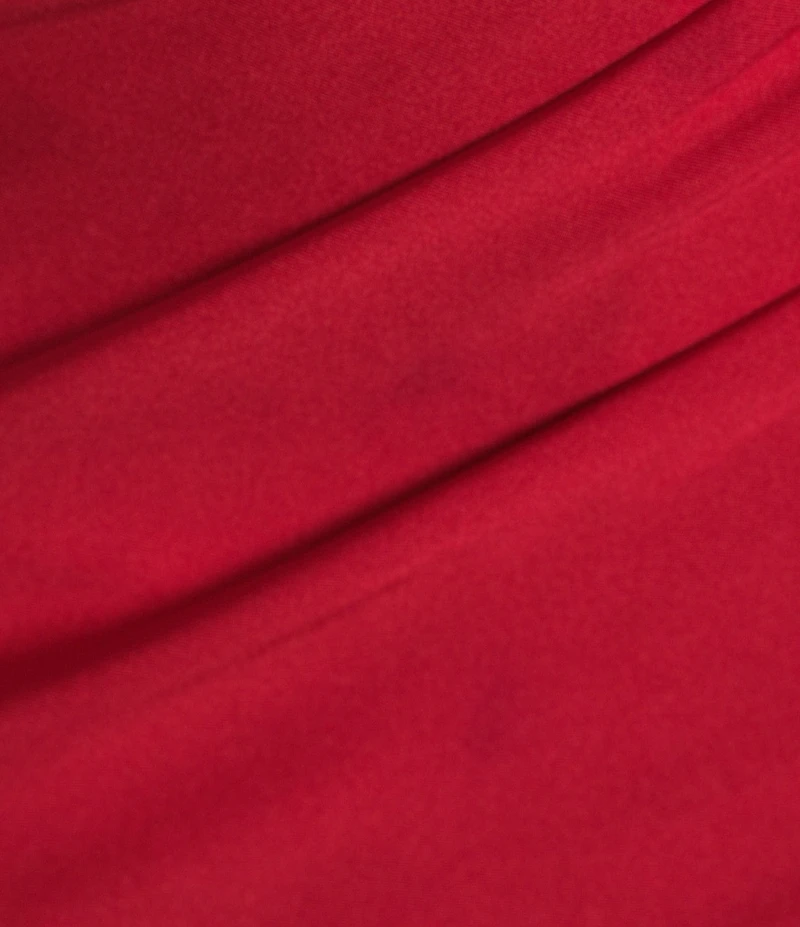 B. Darlin Sleeveless Sweetheart Neck Spaghetti Strap Illusion Lace Corset Side Slit Dress