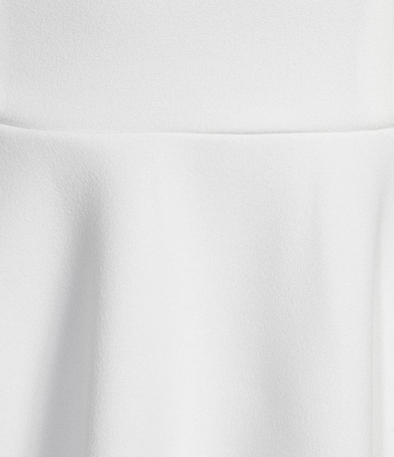 B. Darlin Spaghetti Strap Cuffed Straight Neck Skater Dress