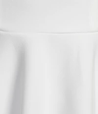 B. Darlin Spaghetti Strap Cuffed Straight Neck Skater Dress