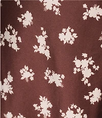 B. Darlin Spaghetti Strap Ditsy Floral Printed Satin Midi Dress