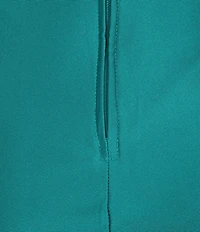 B. Darlin Spaghetti Strap Cowl Neck Shirred Detail Slim Dress
