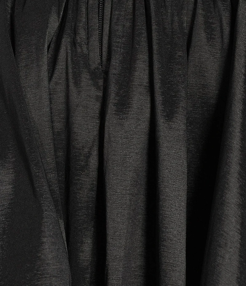 B. Darlin Strapless Layered Skirt Stretch Taffeta Dress