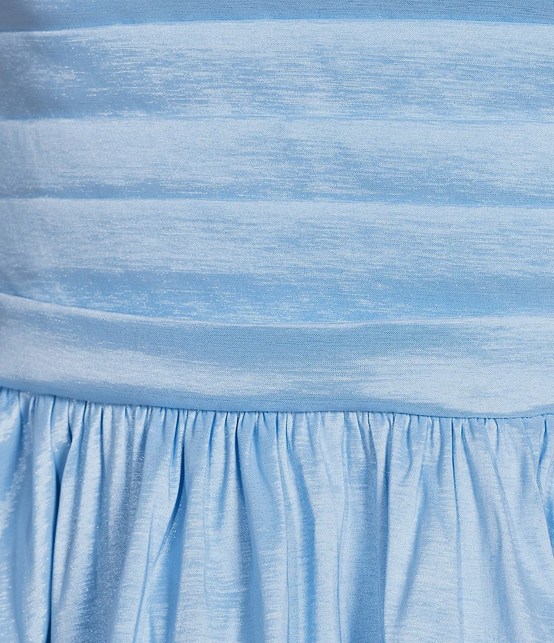 B. Darlin Strapless Pleated Bubble Dress