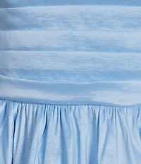 B. Darlin Strapless Pleated Bubble Dress