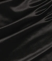 B. Darlin Sweetheart Neck Corseted Bodice Front Slit Dress
