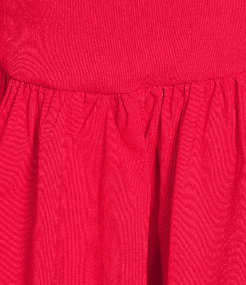 B. Darlin Sweetheart Neck Drop Waist Layered Ruffle Dress