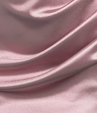 B. Darlin Sweetheart Neck Spaghetti Strap Front Slit Dress