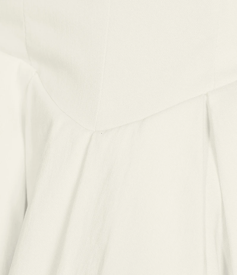 B. Darlin V-Neck Drop Waist Pleated Dress