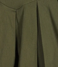 B. Darlin V-Neck Pleated V-Waist Dress