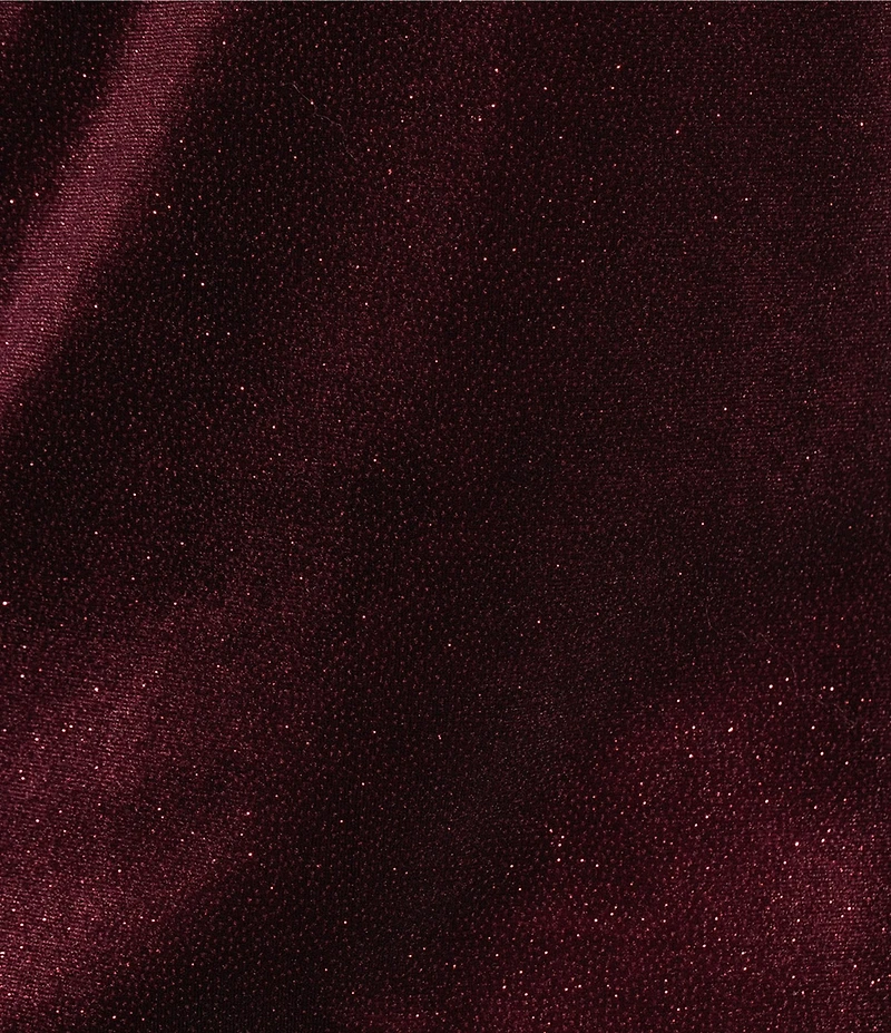 B. Darlin Velvet Glitter One Shoulder Long Sleeve Bodycon Dress