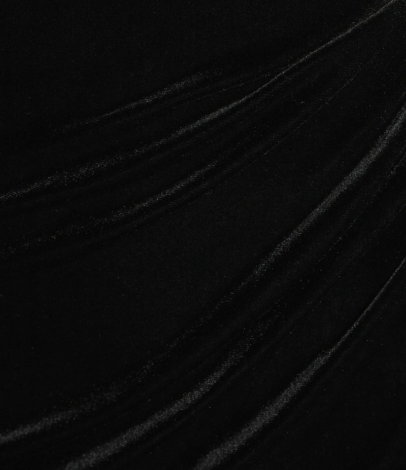 B. Darlin Velvet Off The Shoulder Sweetheart Neck Bustier Dress