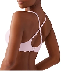 b.tempt'd by Wacoal B.wow'd Wire Free Scalloped V-Neck Convertible Bra