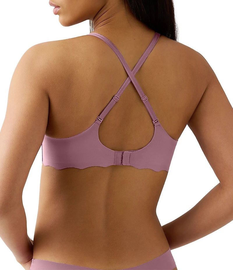 b.tempt'd by Wacoal B.wow'd Wire Free Scalloped V-Neck Convertible Bra