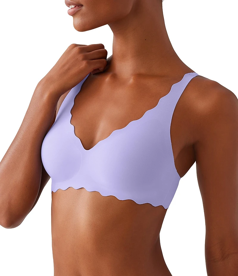 b.tempt'd by Wacoal B.wow'd Wire Free Scalloped V-Neck Convertible Bra