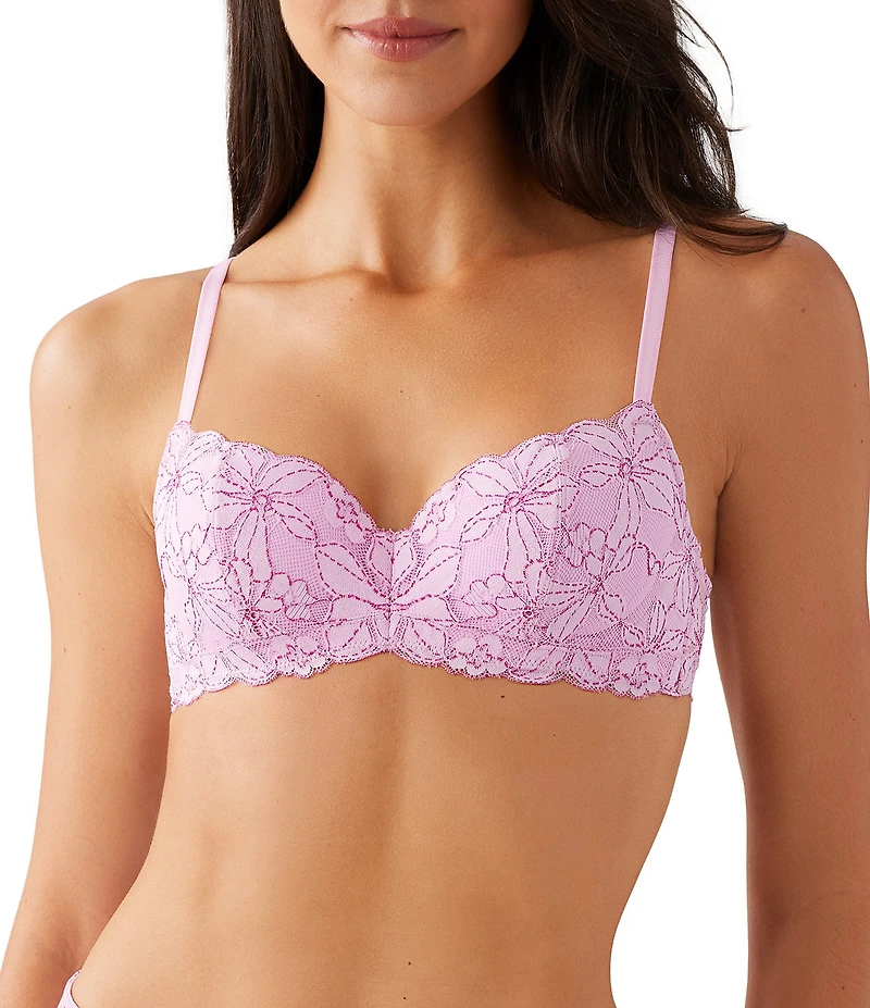 b.tempt'd by Wacoal Feeling Famous Lace Cut and Sewn Balconette Bra