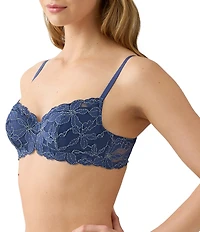 b.tempt'd by Wacoal Feeling Famous Lace Cut and Sewn Balconette Bra