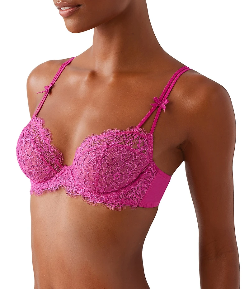 b.tempt'd by Wacoal Unlined Cut & Sewn Bow Strap Underwire Lace Bra