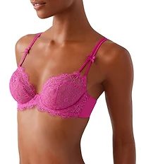 b.tempt'd by Wacoal Unlined Cut & Sewn Bow Strap Underwire Lace Bra