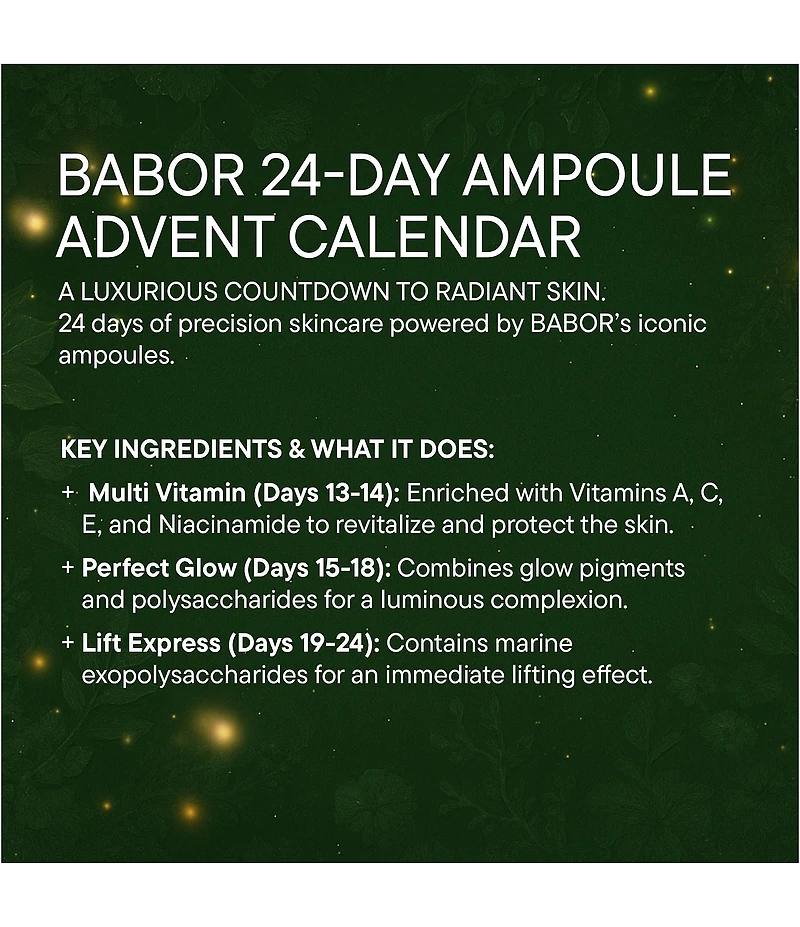 Doctor Babor Ampoule Limited Edition Advent Calendar