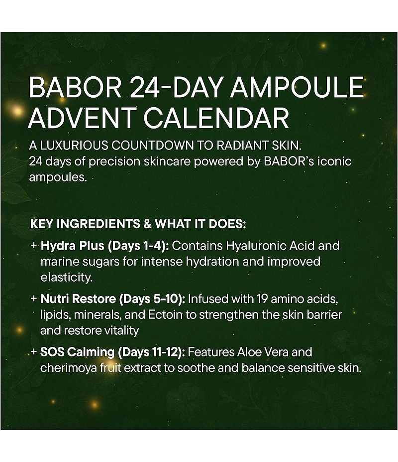 Doctor Babor Ampoule Limited Edition Advent Calendar